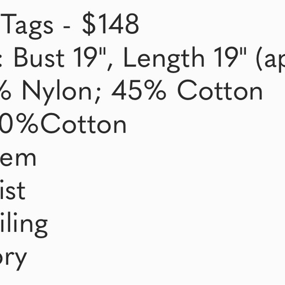 Anthropologie Ivory Verb Pallavi Singhee Lace Strapless Tube Top - Picture 5 of 5